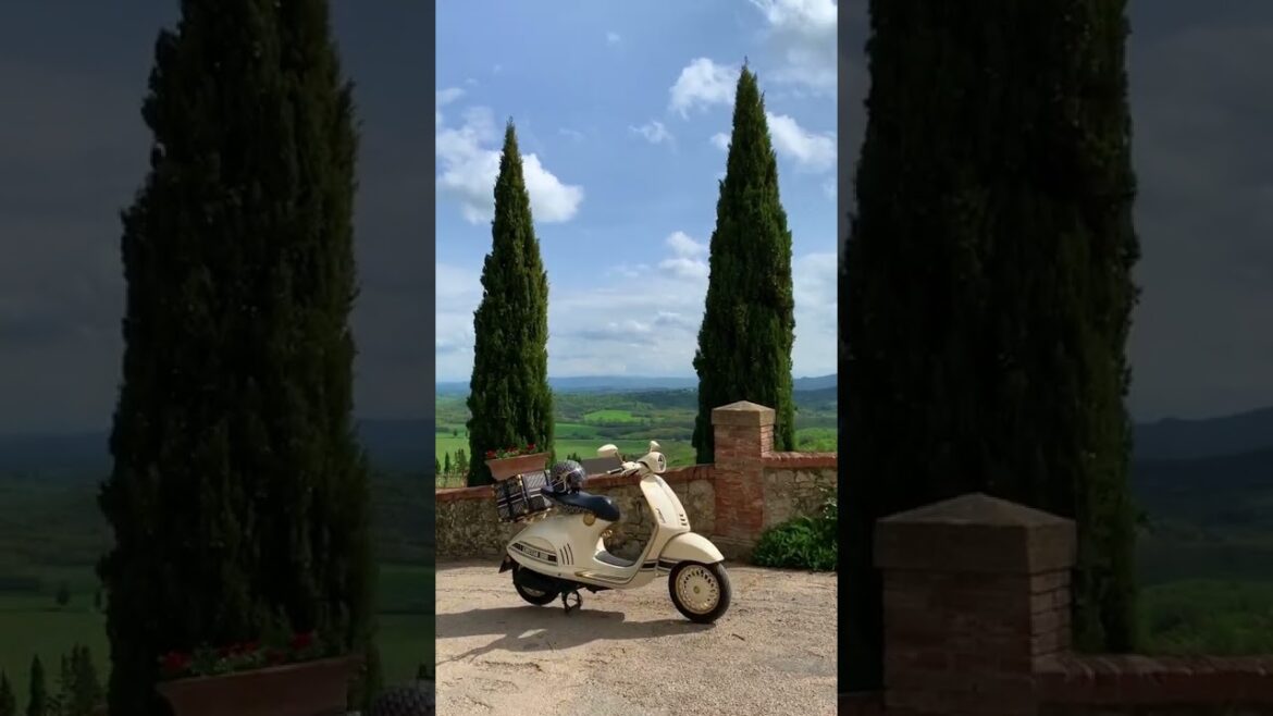 Explore Tuscany with “Signor Vespa” at @belmondcastellodicasole. 🛵💚#TheArtOfBelmond📍: uscany, Italy Explore Tuscany with “Signor Vespa” at @belmondcastellodicasole. 🛵💚#TheArtOfBelmond📍: uscany, Italy
