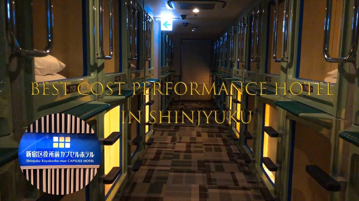 Staying at Japan’s cheap capsule hotel | Shinjuku Kuyakushomae Capsule Hotel