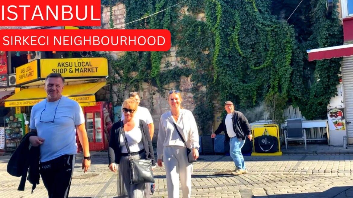 Sirkeci Walking Tour  October 2022 | 4k UHD 30 FPS | MY CITY WALKS| FATIH ISTANBUL TURKEY🇹🇷