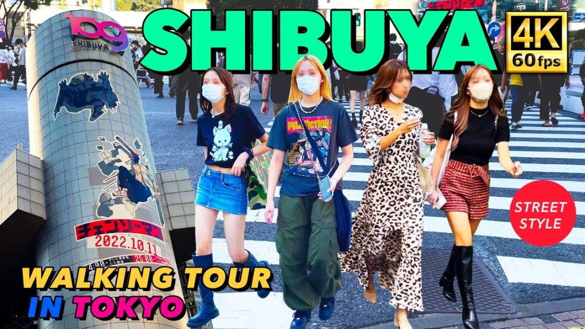 4K JAPAN TRAVEL｜SHIBUYA｜Tokyo Walk Tour｜ (ASMR) Chainsaw Man