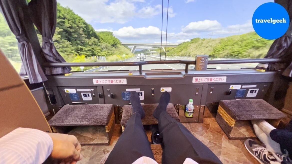I Took a Double-Decker Bus on Japan's Busiest Highway Route | Super Liner