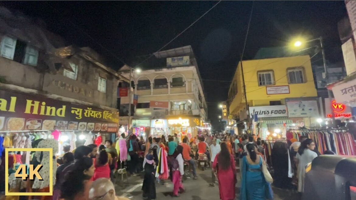 Khadki Market, Pune, Maharashtra, India | ASMR sounds | 4k Walking Tour| Nomad Ambience