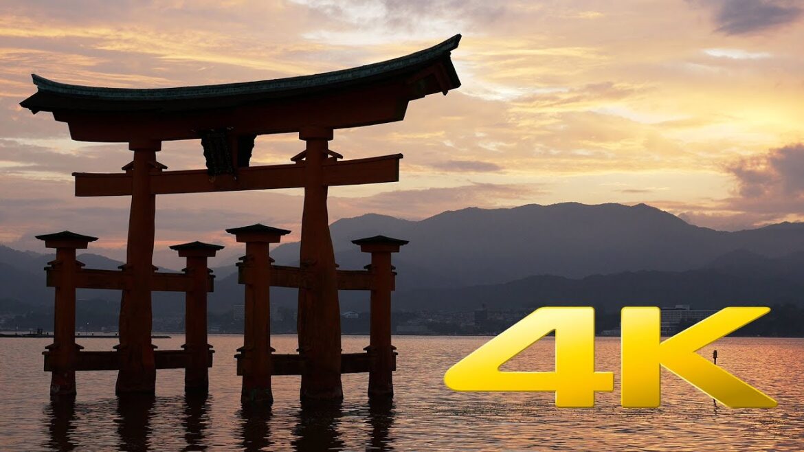 Miyajima Great Torii sunset – 宮島大鳥居 – 4K Ultra HD Miyajima Great Torii sunset - 宮島大鳥居 - 4K Ultra HD