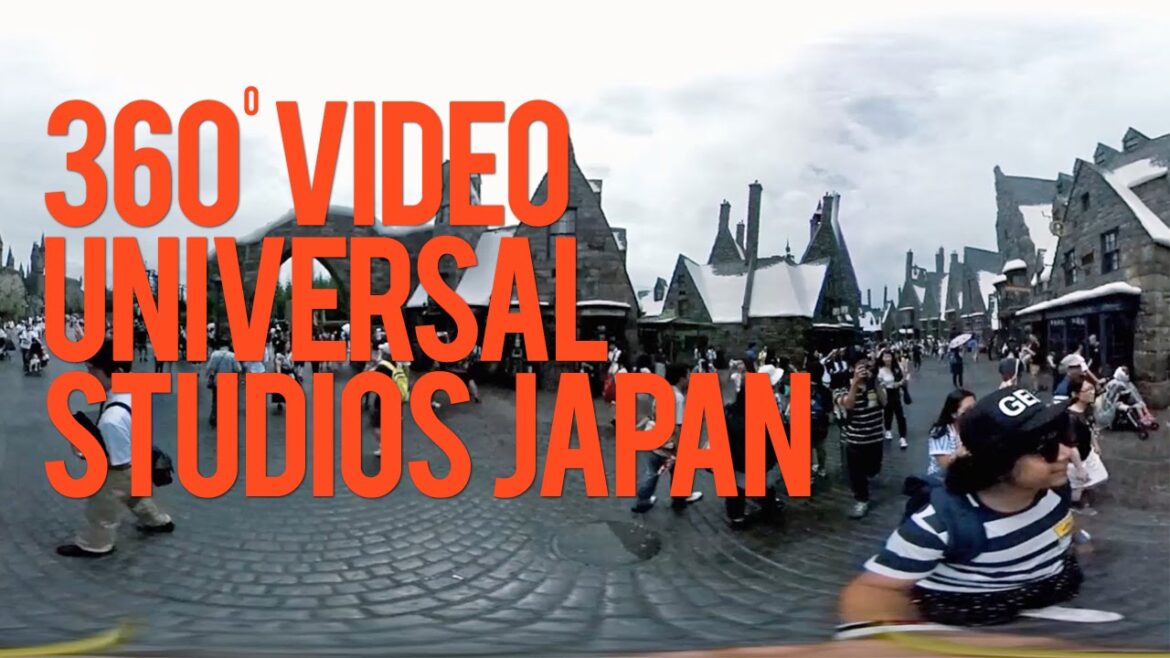 Walking Around Universal Studios Japan in 360 - VLOG #013