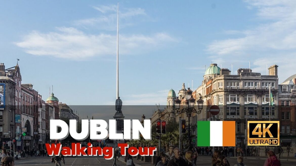 Walking Tour of DUBLIN 4K 🇮🇪 (60fps UHD)