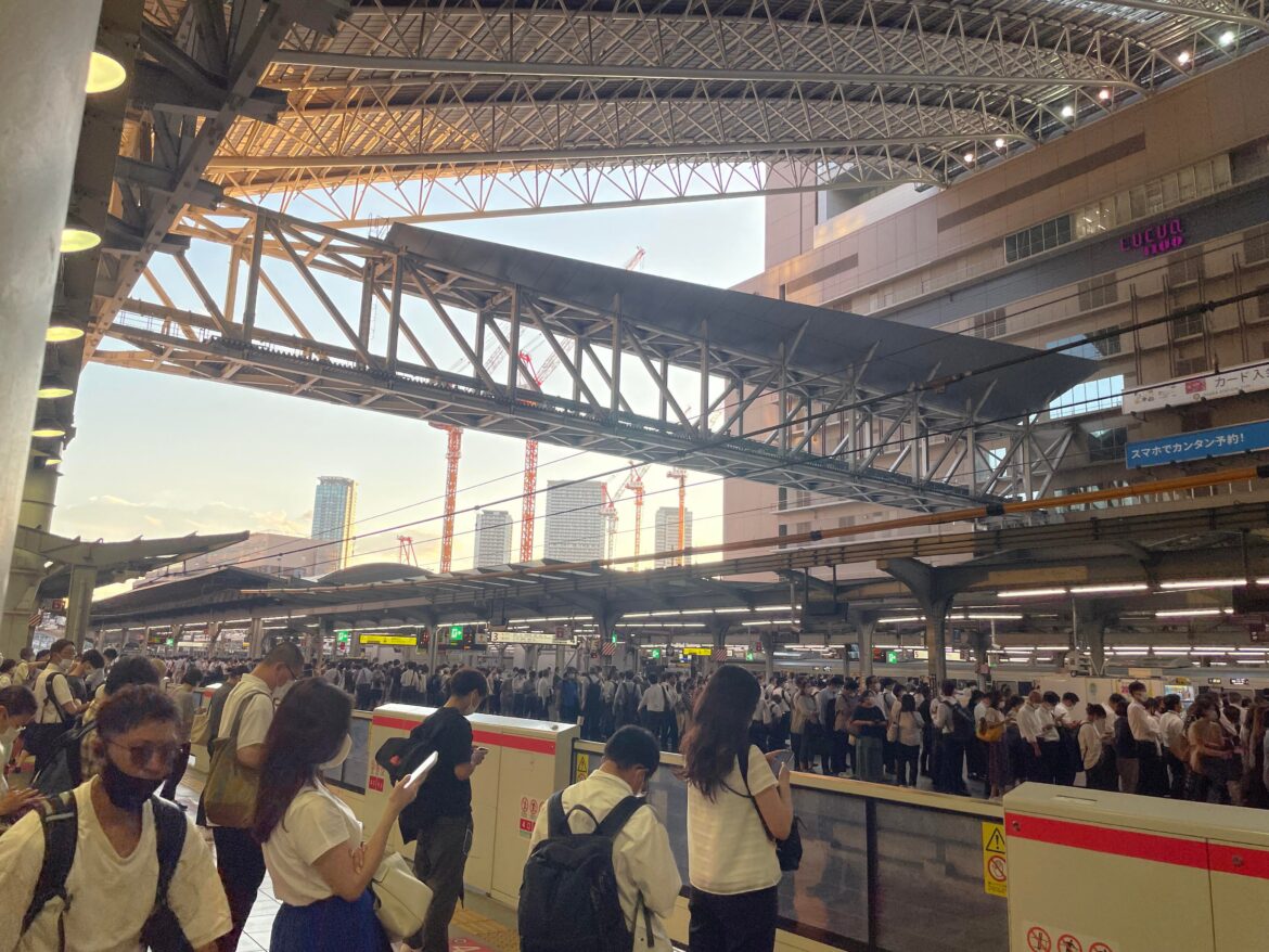 Rush Hour at Ōsaka Station