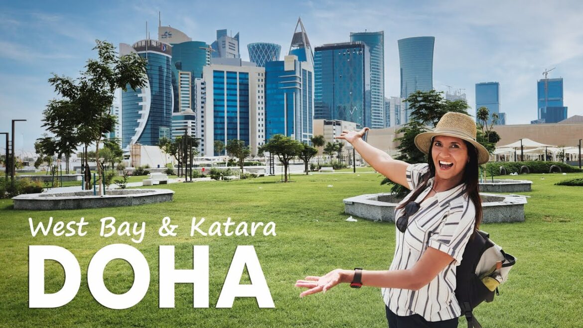 QATAR 2022: Outdoor air-conditioning - really!? West Bay & Katara (Ep 3) 😮😎