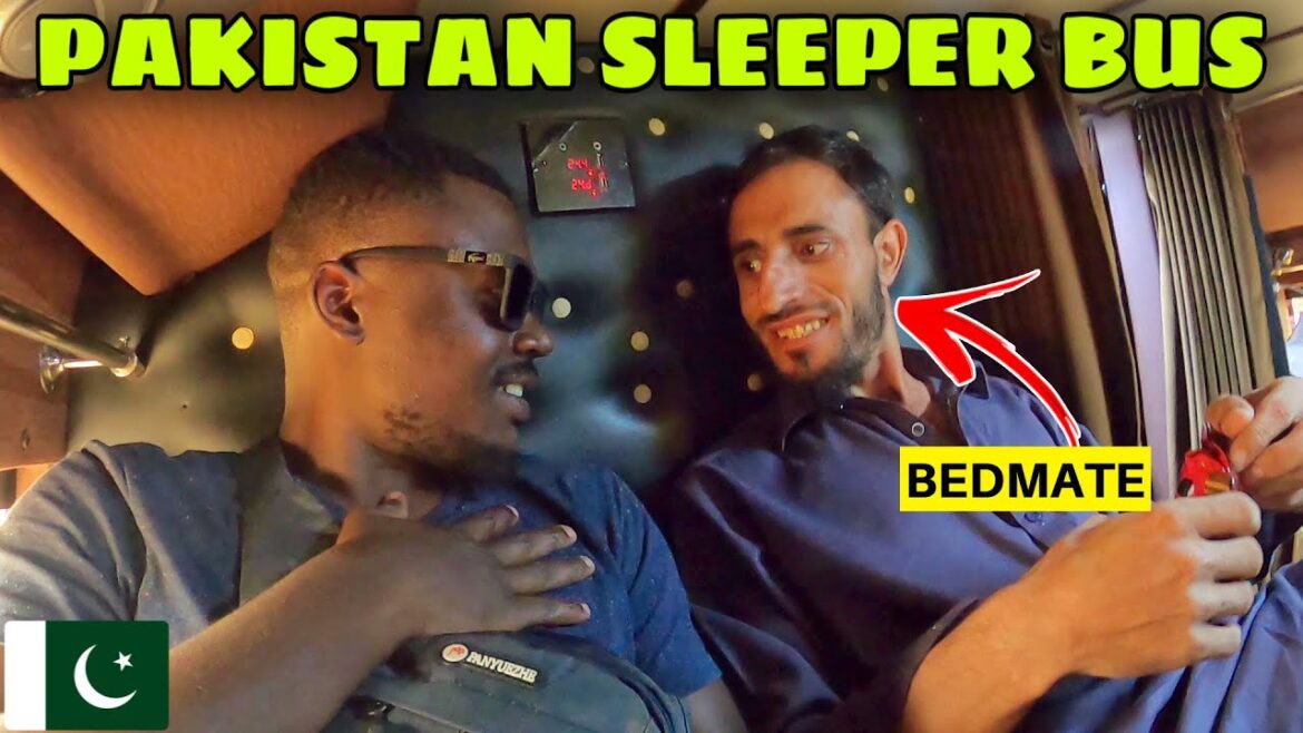 $35 Sleeper Bus in Pakistan | Karachi to Lahore - Kenyan in Pakistan 🇵🇰
