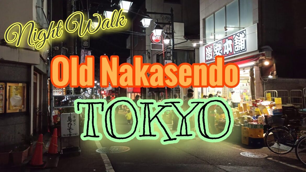 【Tokyo Night Walk】Old Nakasendo 🏯 Itabashi-shuku 【4K】The First of the 69 Stations【東京散歩】板橋宿｜東京散策