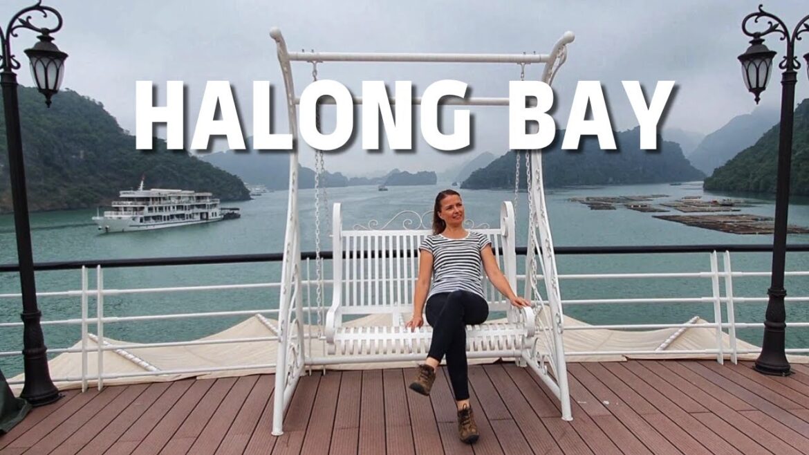 Cruising HALONG BAY on a Luxury 5 STAR Cruise Ship | Lan Ha Bay | Dark and Bright Cave |