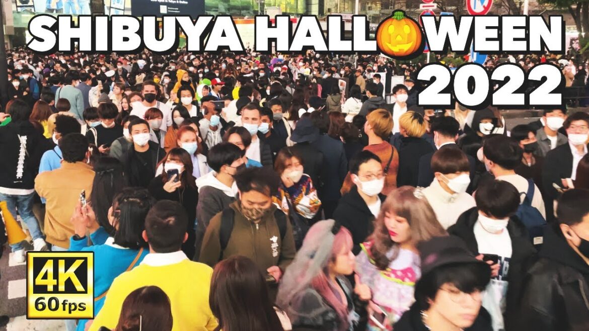 4K JAPAN TRAVEL👻Shibuya Halloween 2022｜Tokyo Walk Tour｜渋谷ハロウィン(ASMR)