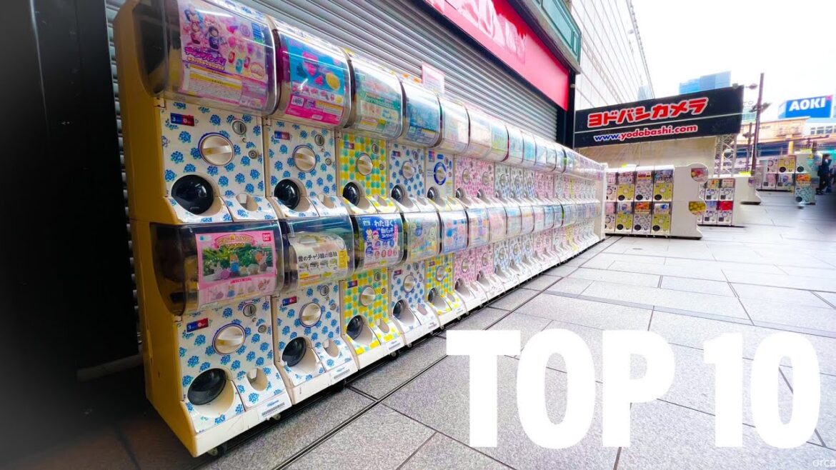 Top 10 capsule toys in Japan's best gacha spots😊Tokyo,Akihabara
