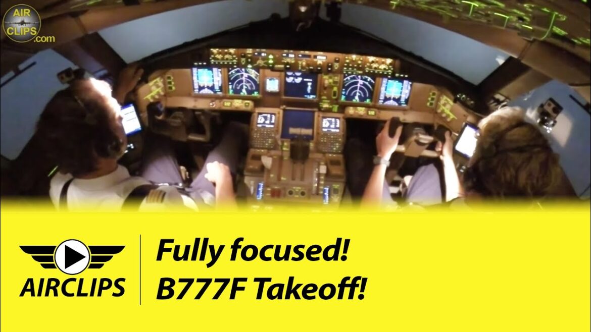 LOVELY Triple Seven Takeoff from Seoul towards Frankfurt: Lufthansa Cargo! [AirClips]