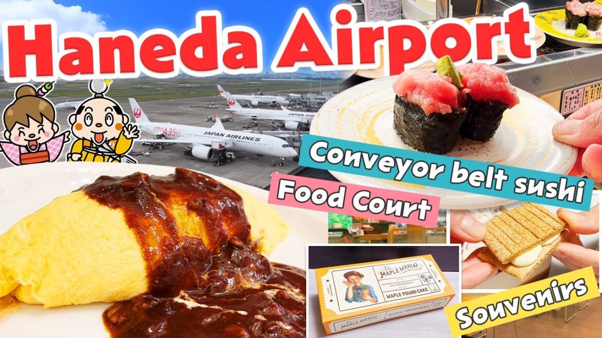 Haneda Airport Food Court & Conveyor belt sushi / Tokyo, Japan Travel Vlog Haneda Airport Food Court & Conveyor belt sushi / Tokyo, Japan Travel Vlog