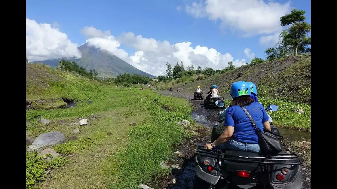 Ride an ATV up Mount Mayons Perfect Cone