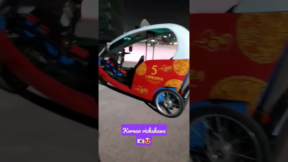 korean rickshaws 🇰🇷🤩