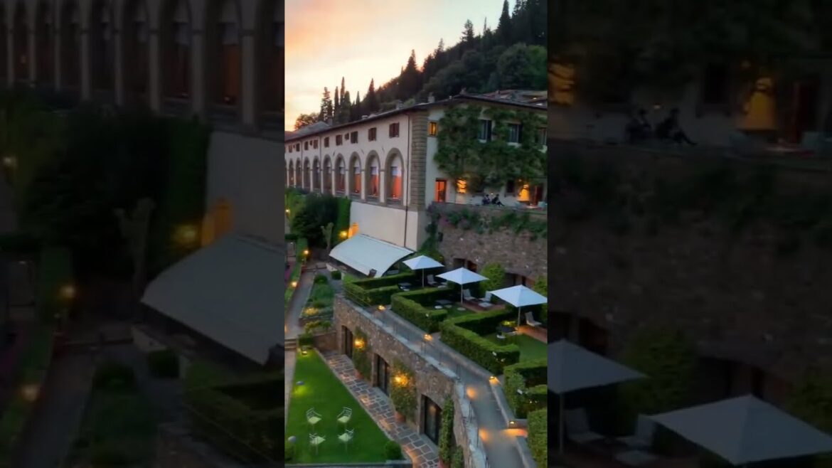 Magical sunset vibes at @belmondvillasanmichele. 🧡✨🌿  #TheArtOfBelmond 📍: Florence, Italy
