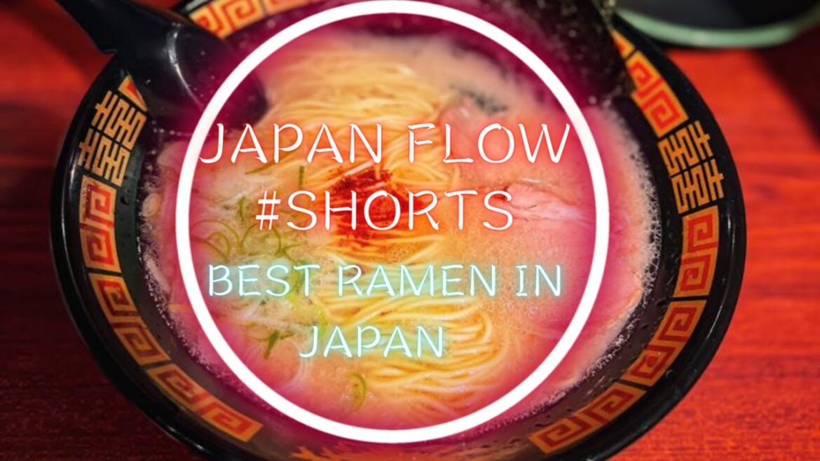Best Ramen in Japan! 🍜  | Japan Flow #shorts