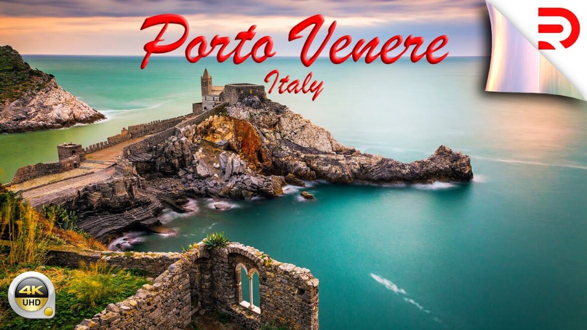 Porto Venere - Italy | A Walk from Arenella Beach to Spallanzani Square & Town Center | 4K - [UHD]