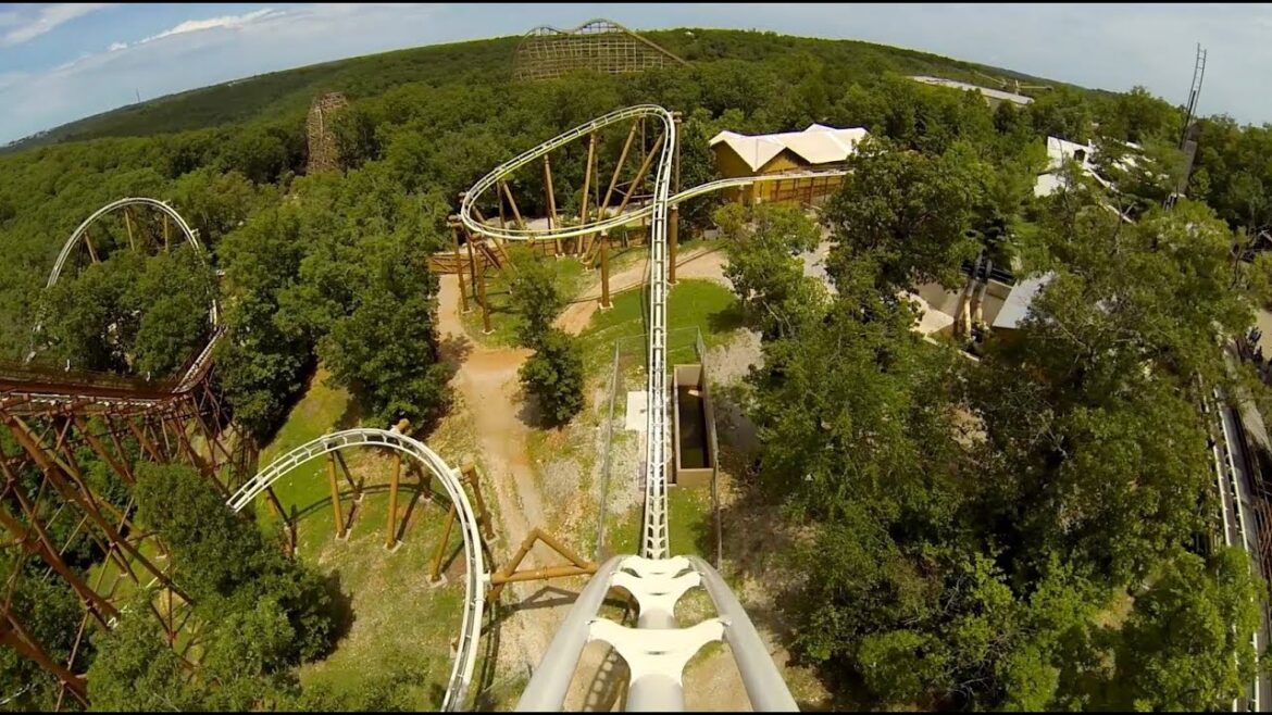 Powder Keg Roller Coaster POV UPDATED 2013 Silver Dollar City Branson MO