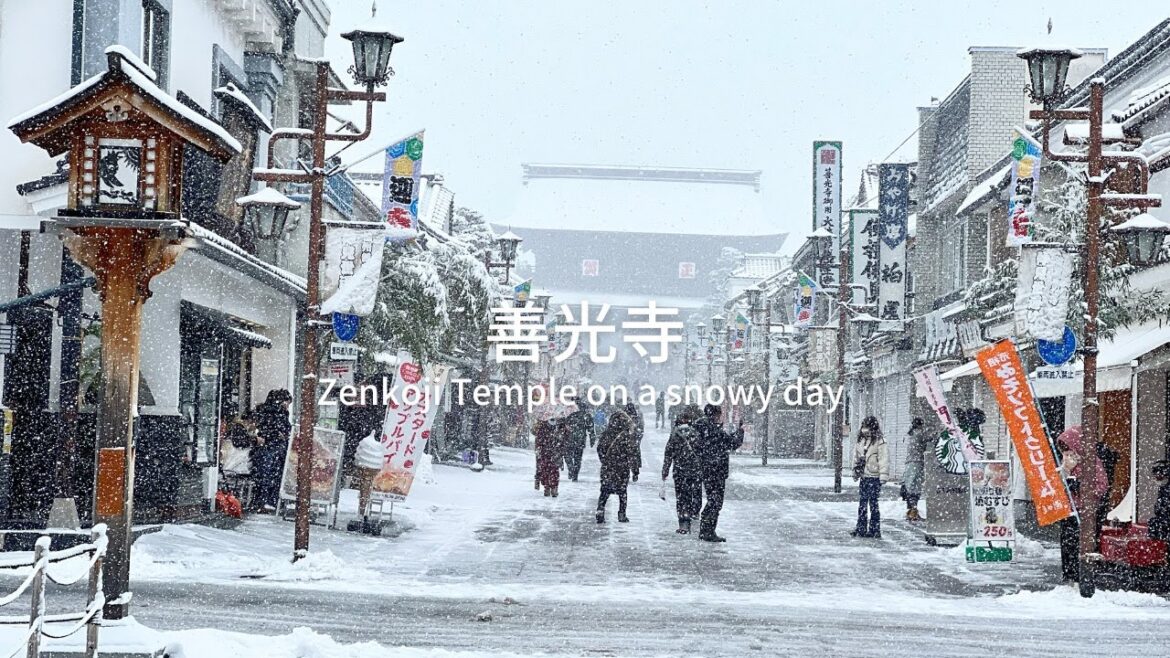 旅行vlog | 雪の善光寺 1泊2日 | 年末に長野駅周辺を観光してきました
