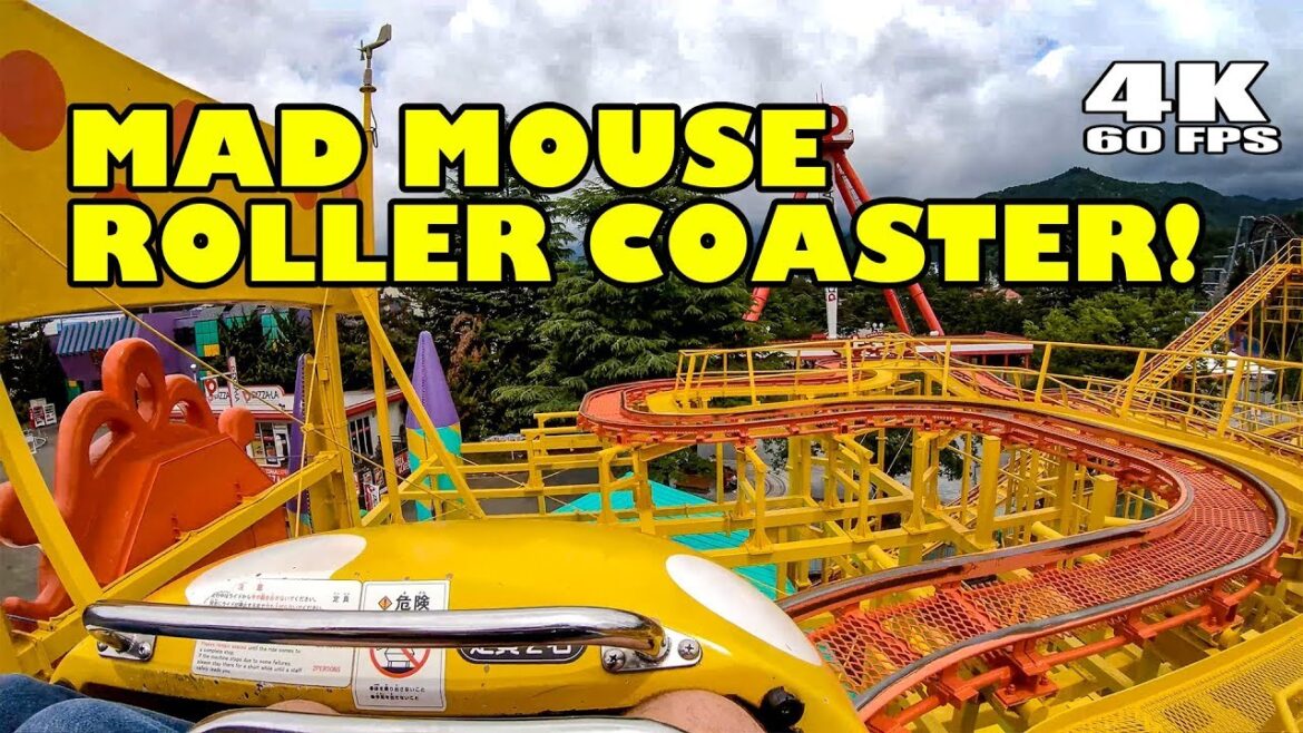 Mad Mouse Roller Coaster POV! INSANE! Fuji-Q Japan 4K60 富士急ハイランド Mad Mouse Roller Coaster POV! INSANE! Fuji-Q Japan 4K60 富士急ハイランド