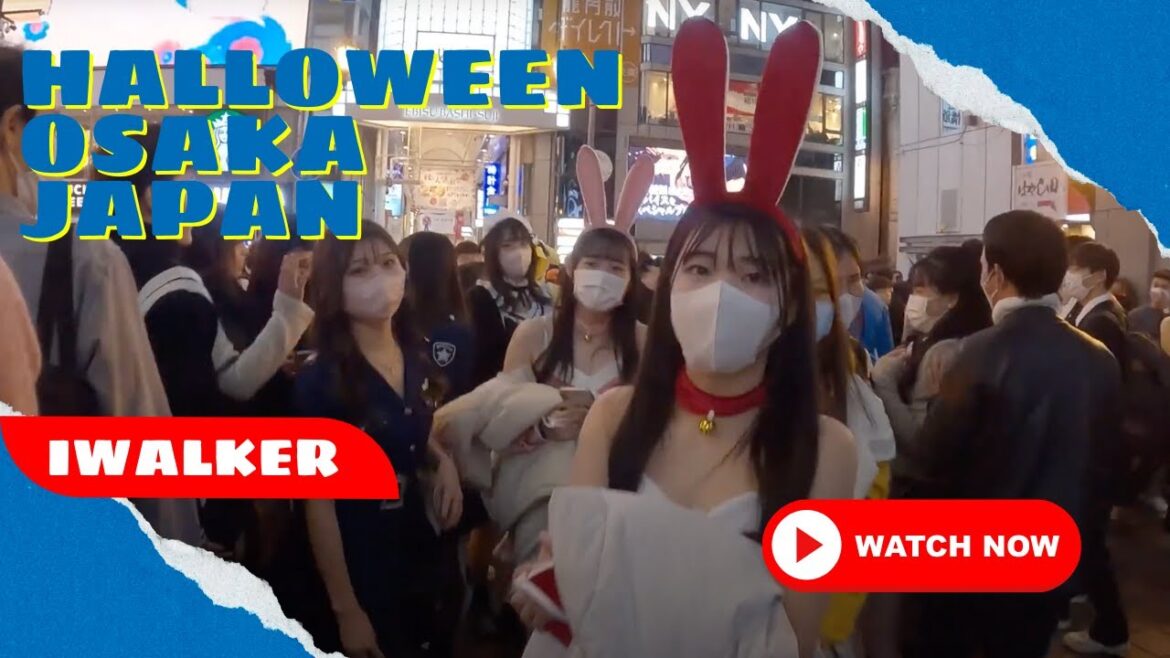 Halloween｜ 2022 ｜Japan Halloween ｜ Osaka halloween ｜Dotonbori halloween ｜walking tour | Japan |
