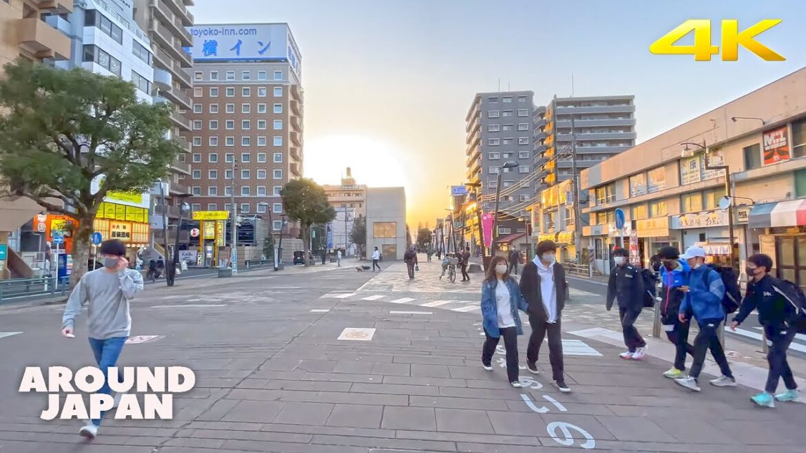 🇯🇵 Evening Walk From Yokohama to Yamato City – 2022・4K 🇯🇵 Evening Walk From Yokohama to Yamato City - 2022・4K