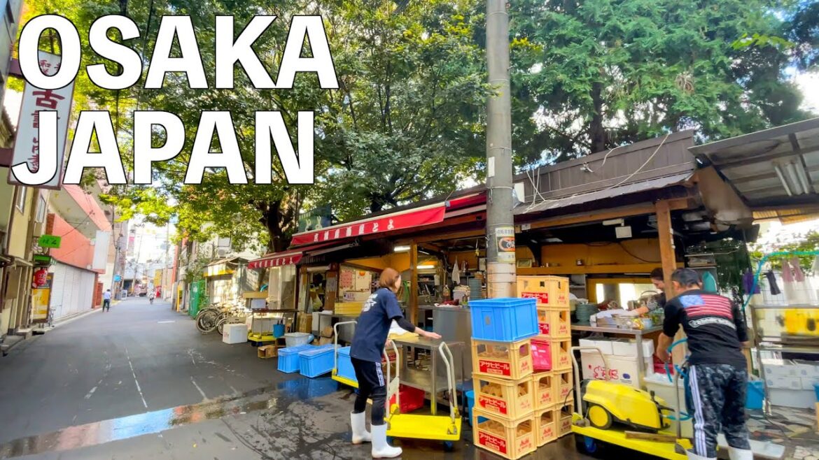 【4K】Osaka, Kyobashi Walking tour |  OSAKA, JAPAN 2022