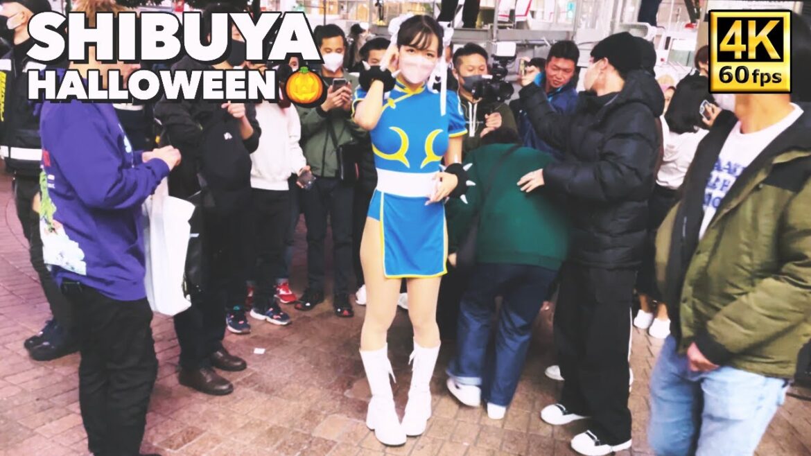 Shibuya Halloween 2022 🎃 Tokyo Walk Tour｜渋谷ハロウィン(ASMR)