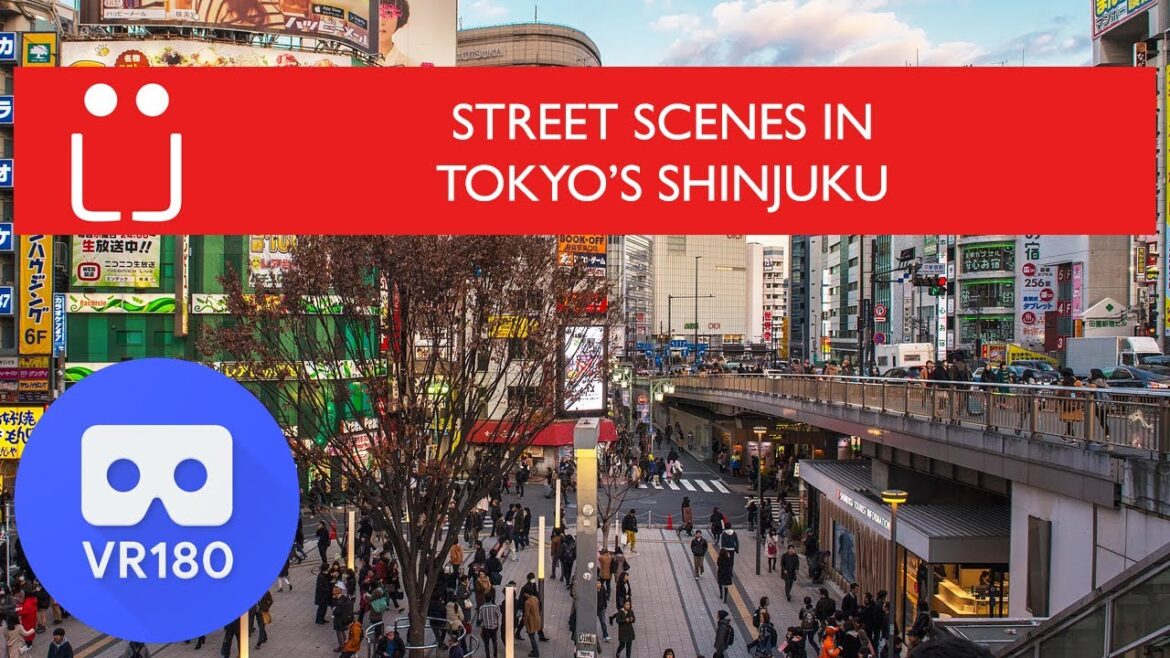 VR 180 (3D): Street Scenes in Tokyo's Shinjuku VR 180 (3D): Street Scenes in Tokyo's Shinjuku