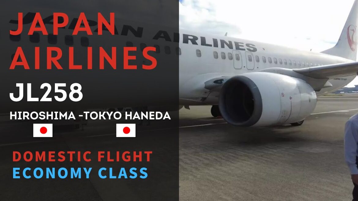 Japan Airlines JL258 Hiroshima to Tokyo Haneda Economy Class Review