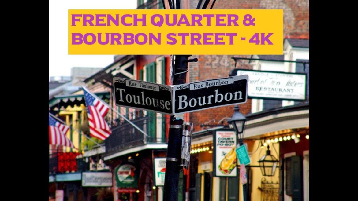 4k Walking - French Quarter & Bourbon Street New Orleans Baaabay! #4kwalkingtour #neworleans