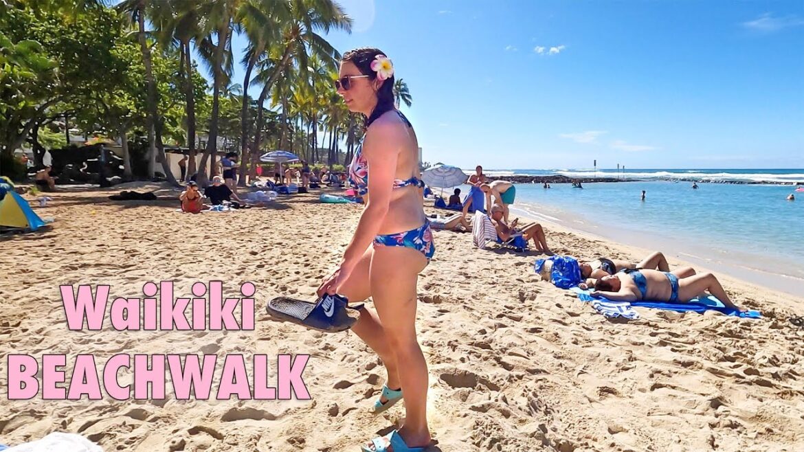 Virtual Walk on WAIKIKI BEACH, Hawaii