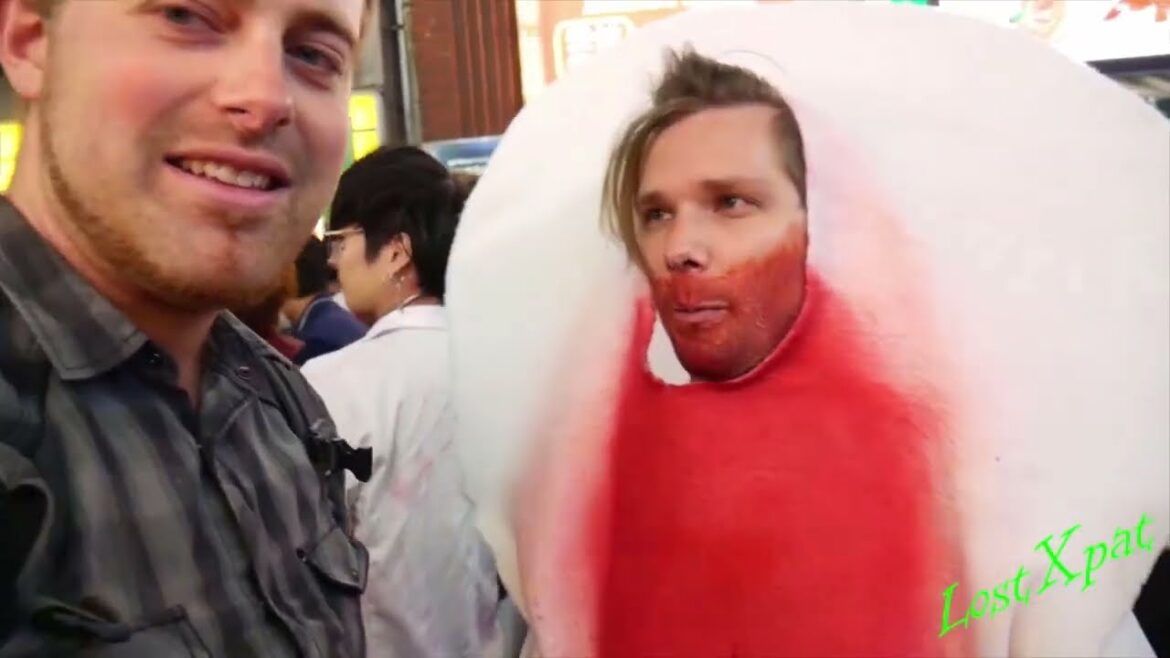 Shocked at Nightlife in Shibuya, Tokyo For Halloween