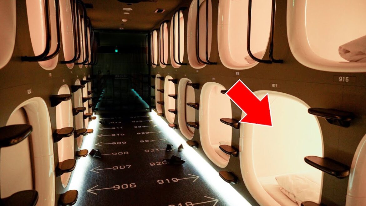 Amazing cheap Capsule Hotel nine hours in Nagoya Travel in Japan