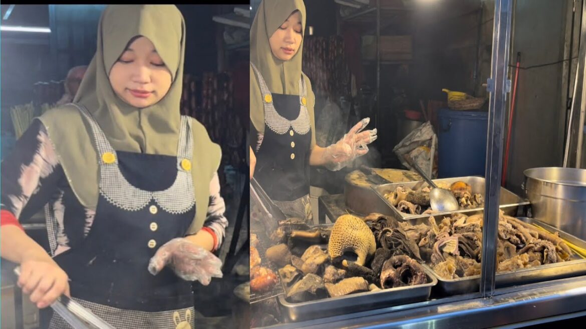 AMAZING WOMAN ! Cambodian Woman Cooks and Serves Beef Belly AMAZING WOMAN ! Cambodian Woman Cooks and Serves Beef Belly