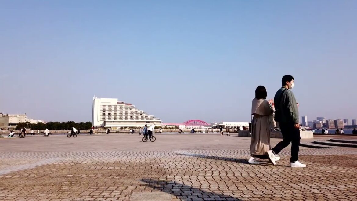 Time Lapse Mexican Park Kobe Japan
