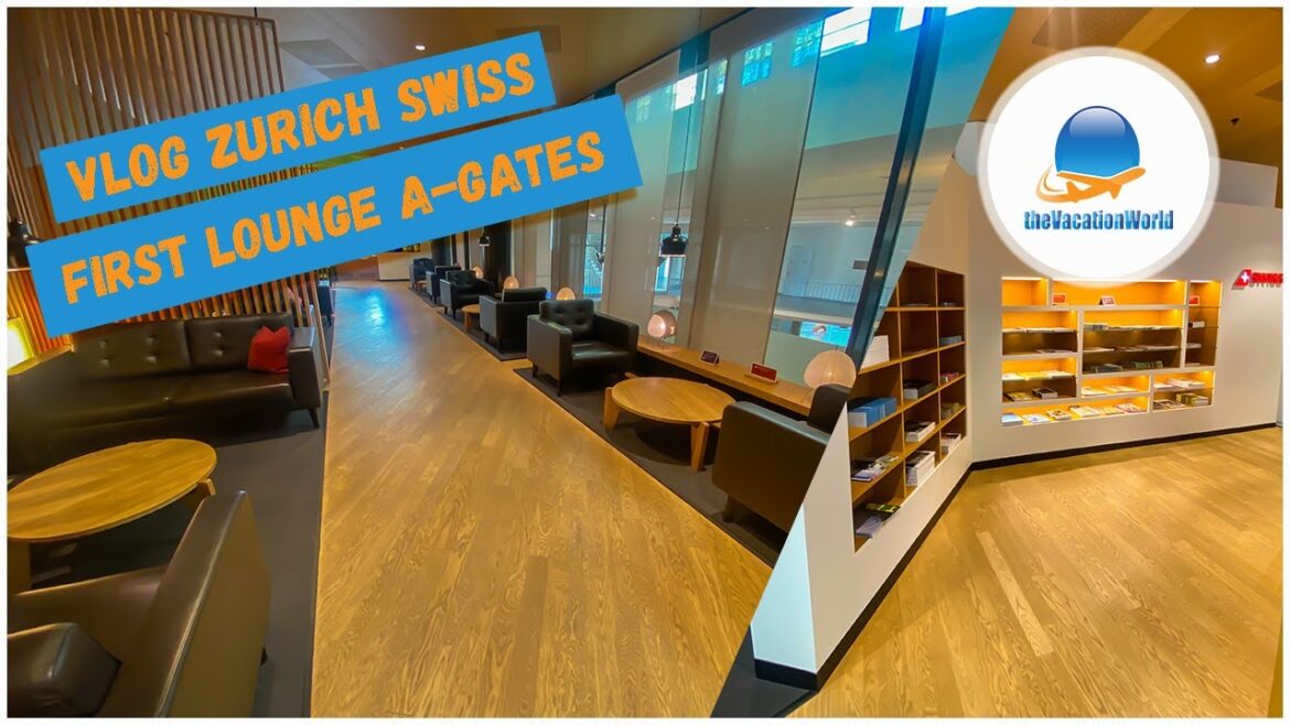 Exploring the SWISS First Class Lounge A in Zurich ⎮ Travel-Vlog ⎮ thevacationworld