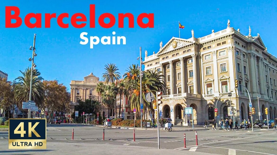 Barcelona Spain 🇪🇸 4K La Rambla Walking Tour