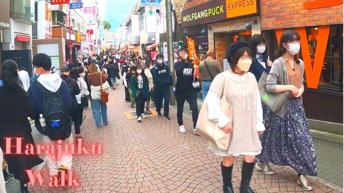 Harajuku Tokyo in Japan walking tour【4K】10.2022 Harajuku Tokyo in Japan walking tour【4K】10.2022