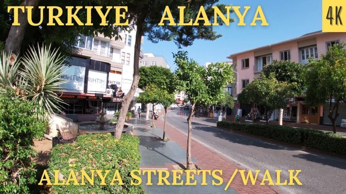 Alanya Walk Tour/Alanya's Streets[4K]
