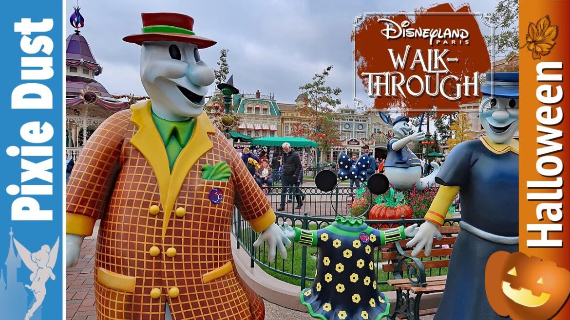 π£ Disneyland Paris 2022 Walk-through: Main Street USA during the Halloween Season π£ Disneyland Paris 2022 Walk-through: Main Street USA during the Halloween Season