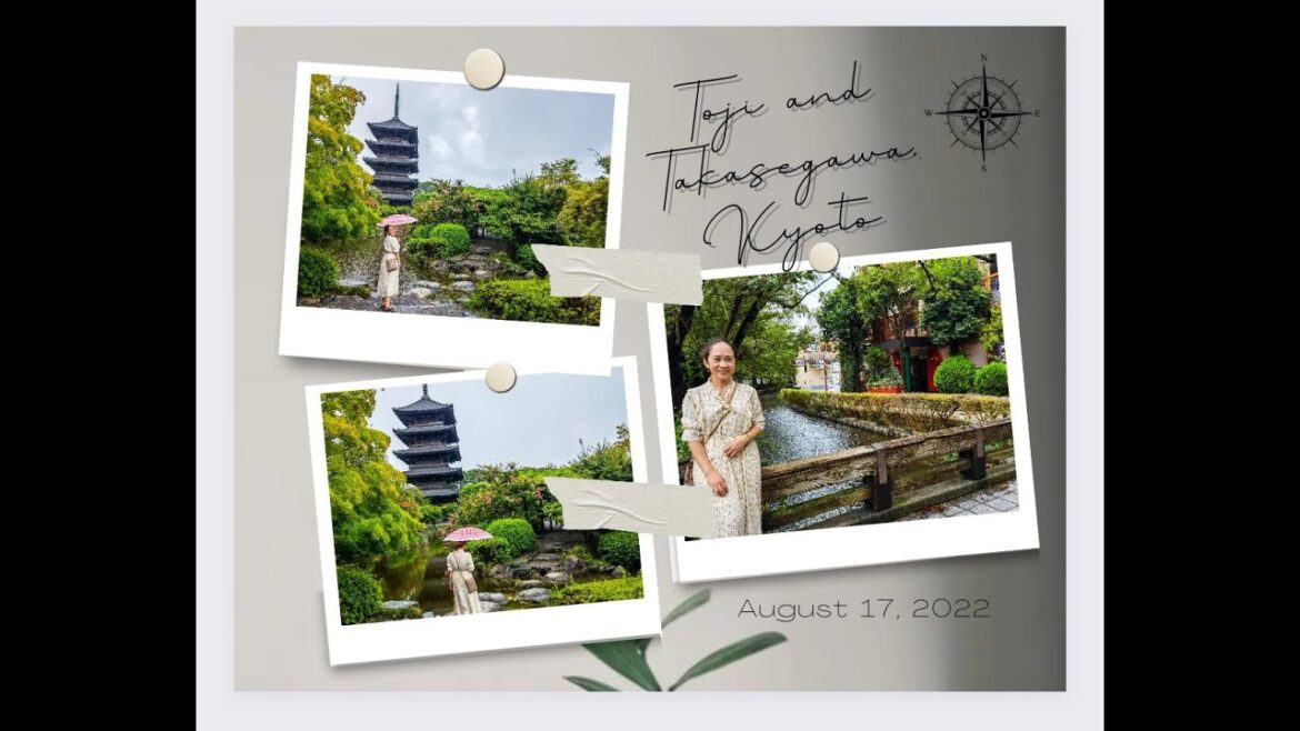 How to Travel Japan on a Budget. 3: Toji and Takasegawa, Kyoto Japan 予算内で日本を旅行する方法。パート 3: 東寺と高瀬川、京都