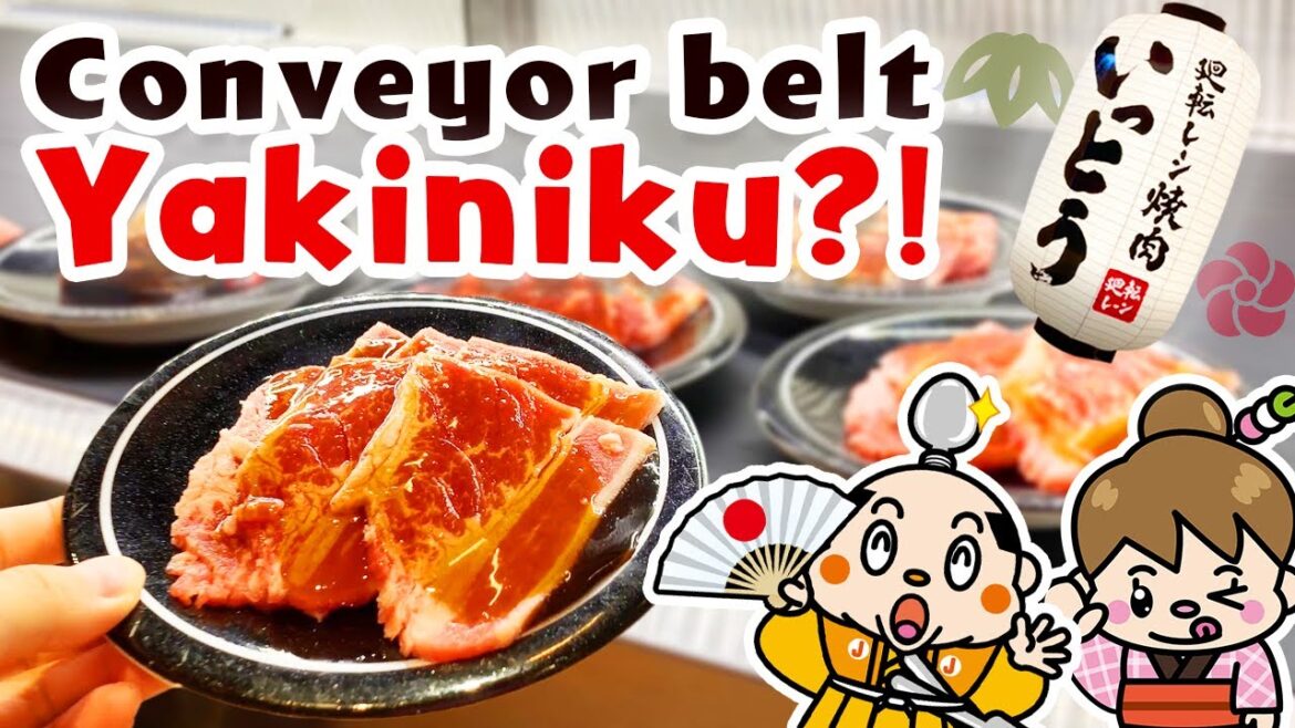 Not sushi!? The latest conveyor belt yakiniku restaurant in Japan!