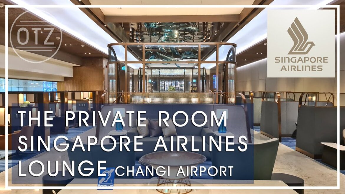 Singapore Airlines "The Private Room" First Class Lounge | Singapore Changi Airport Terminal 3