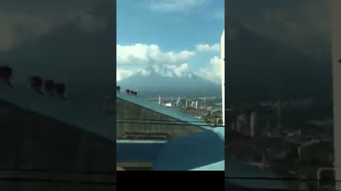 Mt Fuji from Nozomi Bullet train on the way to Osaka #japan