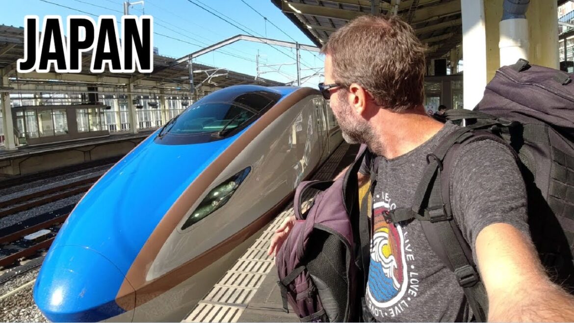 $112 FIRST CLASS BULLET TRAIN to Fukushima, Japan