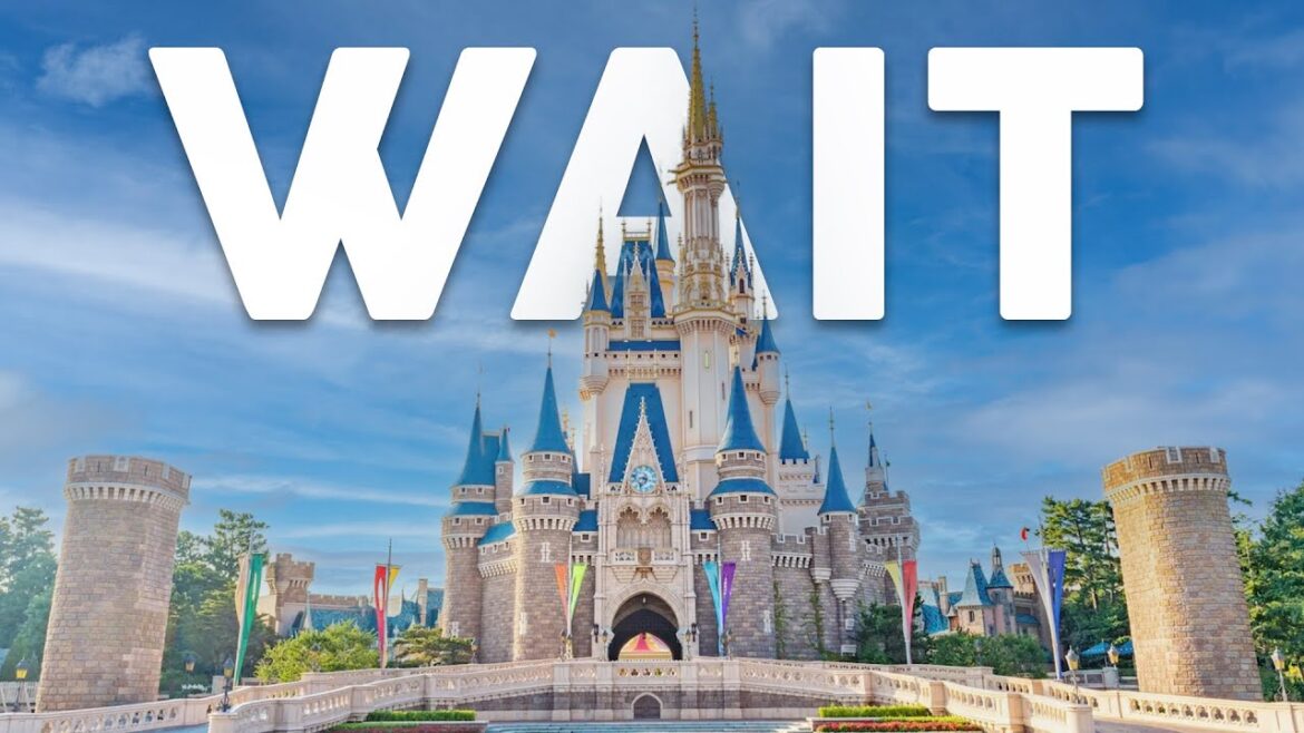 Don't visit Tokyo Disney right now. Don't visit Tokyo Disney right now.