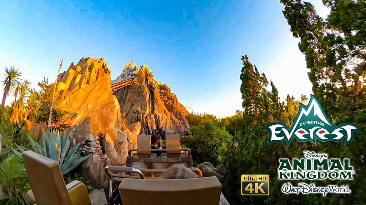 Expedition Everest Roller Coaster On Ride Back Seat 4K POV Disney's Animal Kingdom 2022 10 25 Expedition Everest Roller Coaster On Ride Back Seat 4K POV Disney's Animal Kingdom 2022 10 25